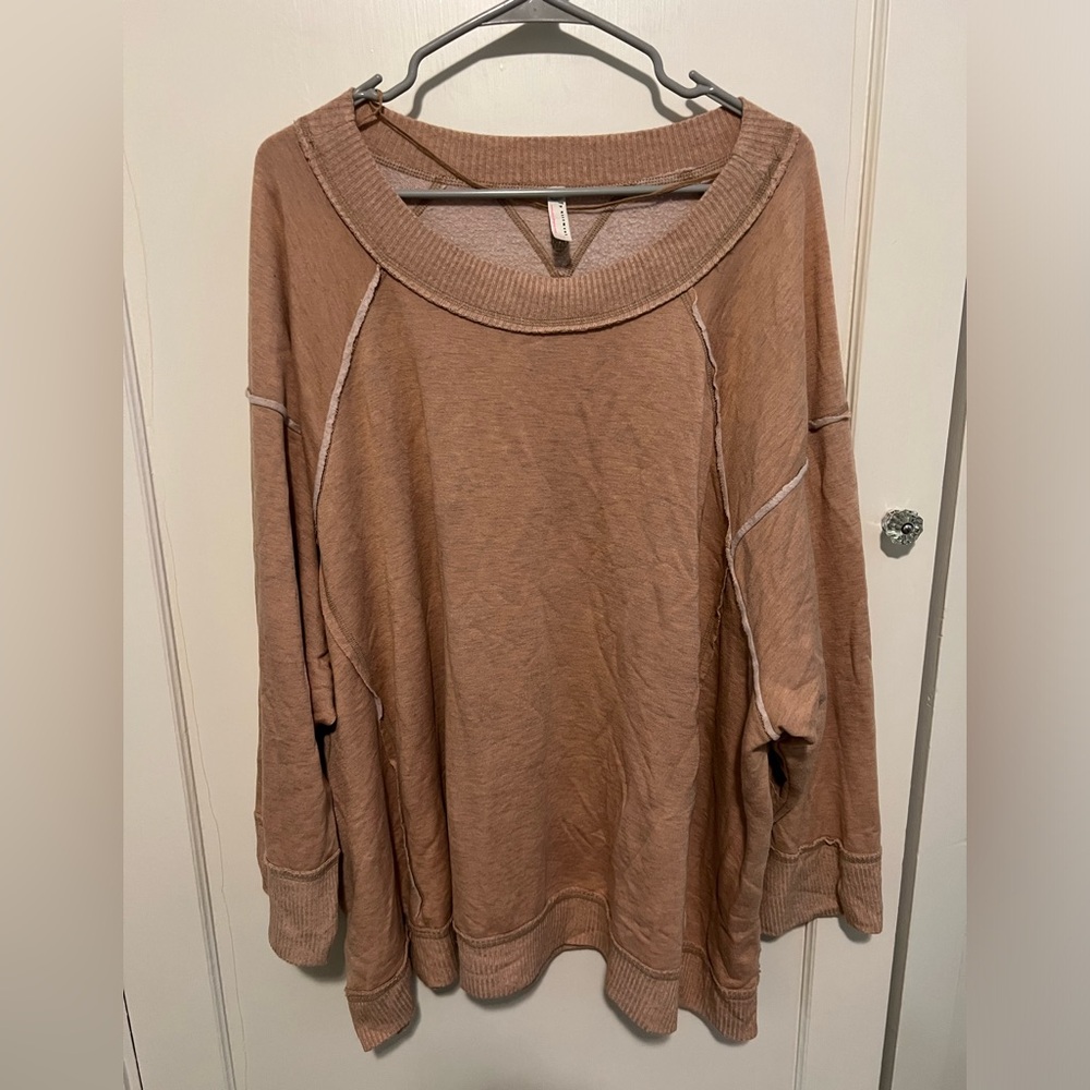 Free people long sleeve top.